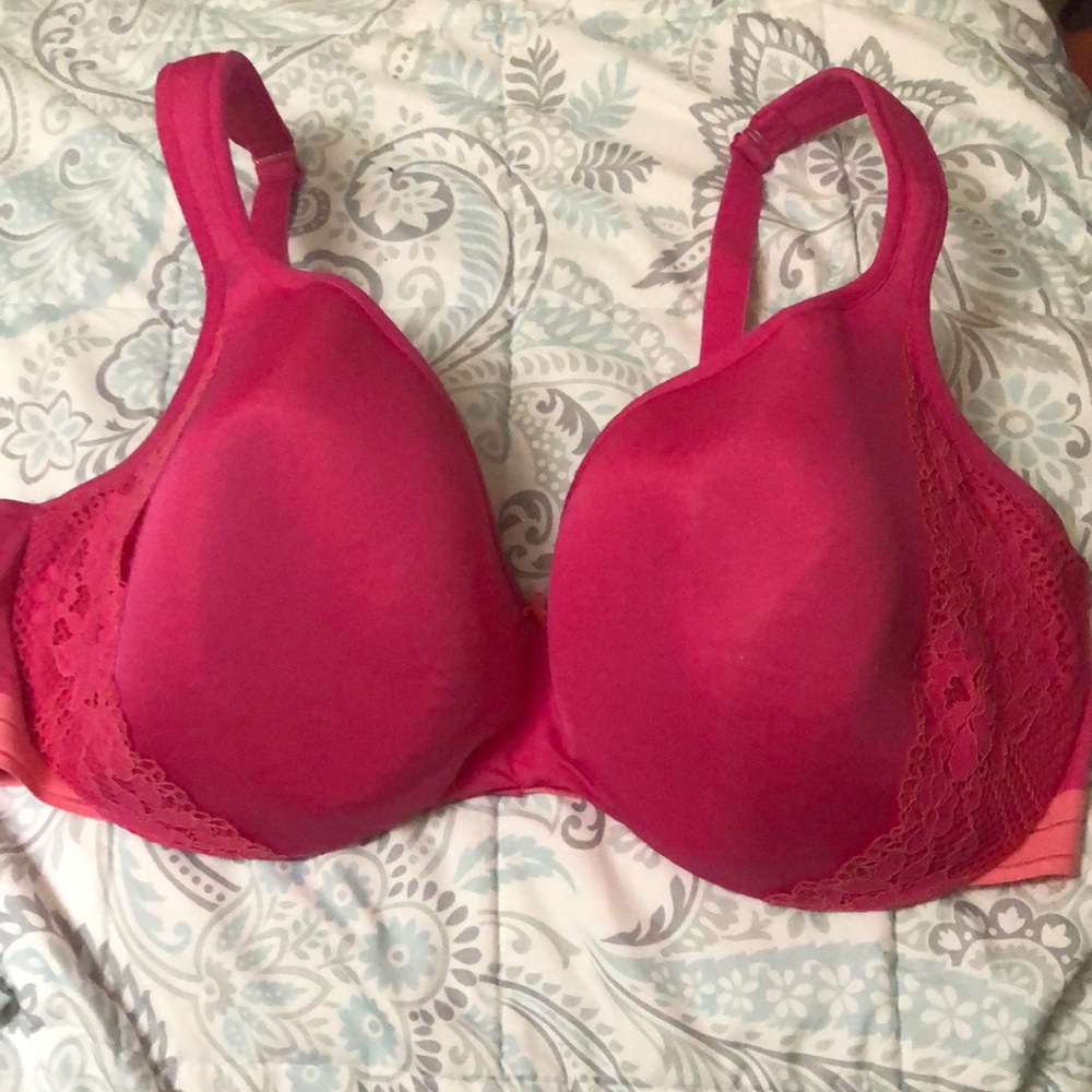 LB Cacique lightly lined balconette bra 42F